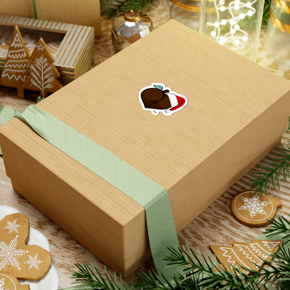 Christmas BBL (Chocolate) Stickers