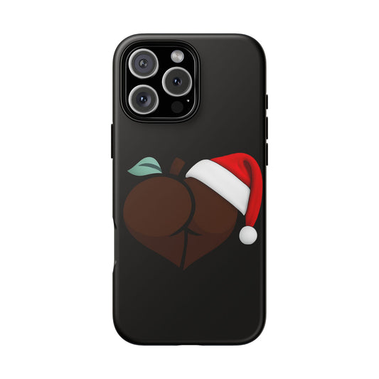 Christmas BBL Phone Case (Chocolate)