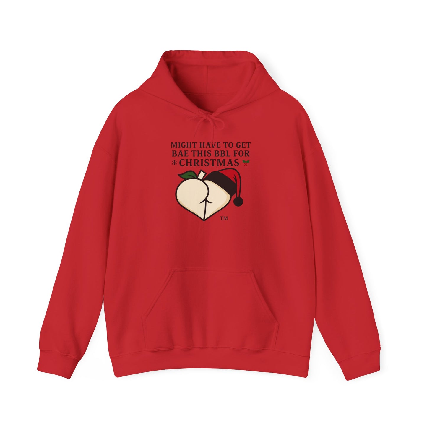 Christmas BBL (Vanilla) Hoodie - 'Might Have to Get Bae This BBL for Christmas'