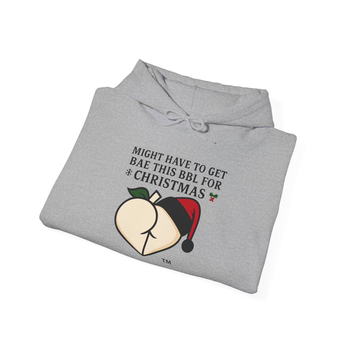 Christmas BBL (Vanilla) Hoodie - 'Might Have to Get Bae This BBL for Christmas'