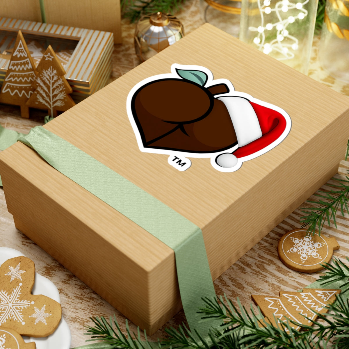 Christmas BBL (Chocolate) Stickers