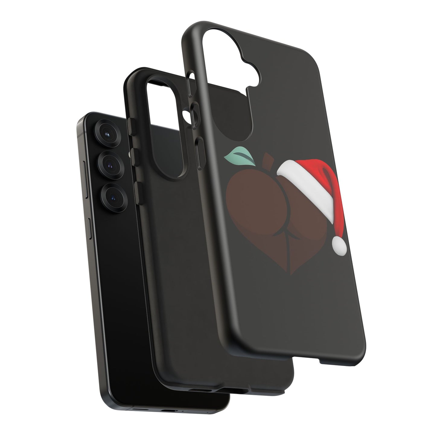 Christmas BBL Phone Case (Chocolate)
