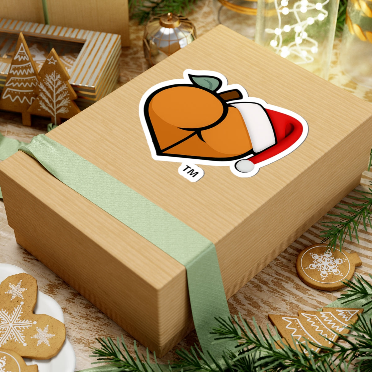 Christmas BBL (Caramel) Stickers