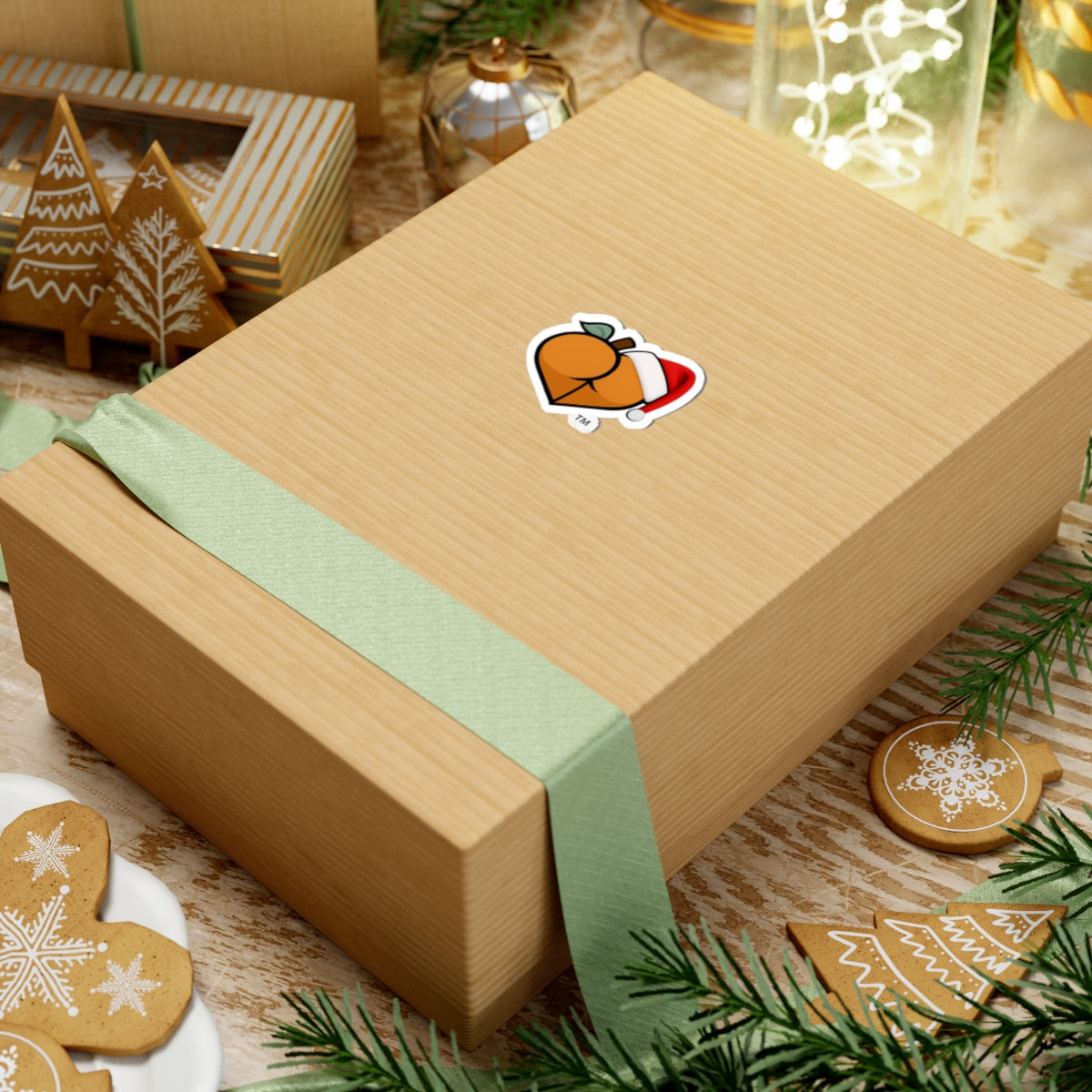 Christmas BBL (Caramel) Stickers