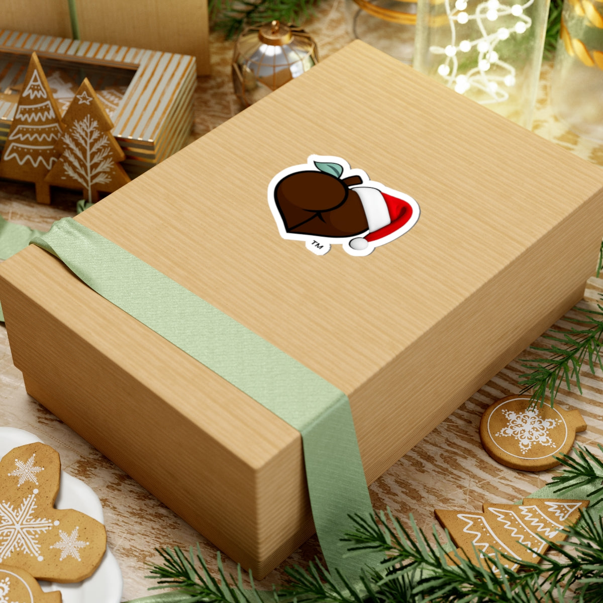 Christmas BBL (Chocolate) Stickers
