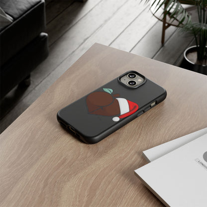 Christmas BBL Phone Case (Chocolate)