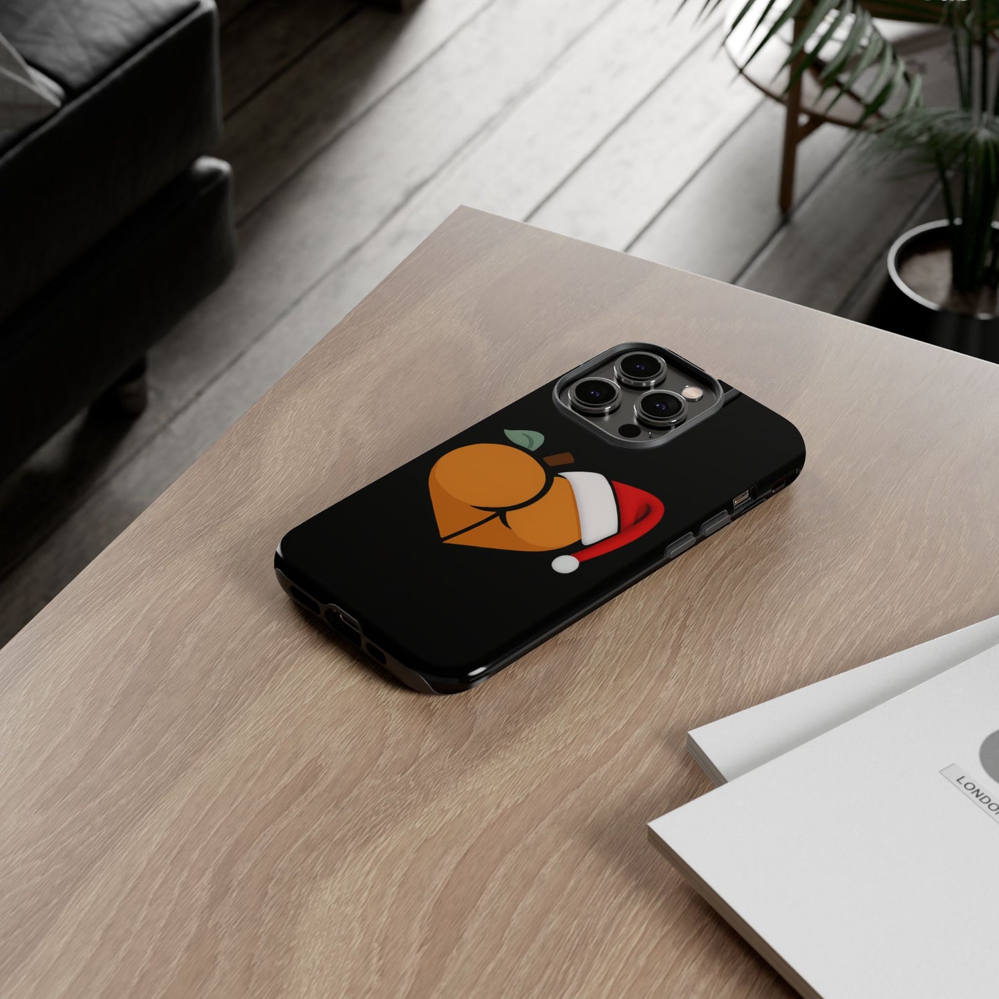 Christmas BBL Phone Case (Caramel)
