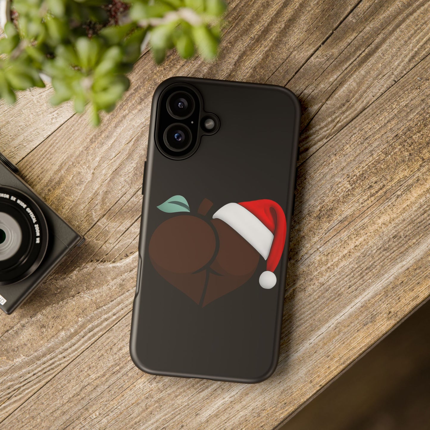 Christmas BBL Phone Case (Chocolate)