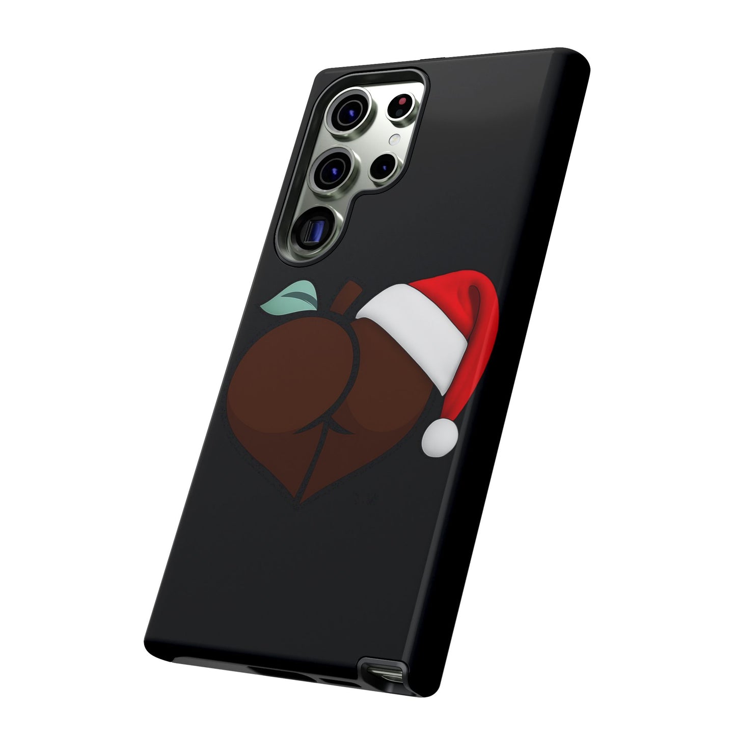 Christmas BBL Phone Case (Chocolate)