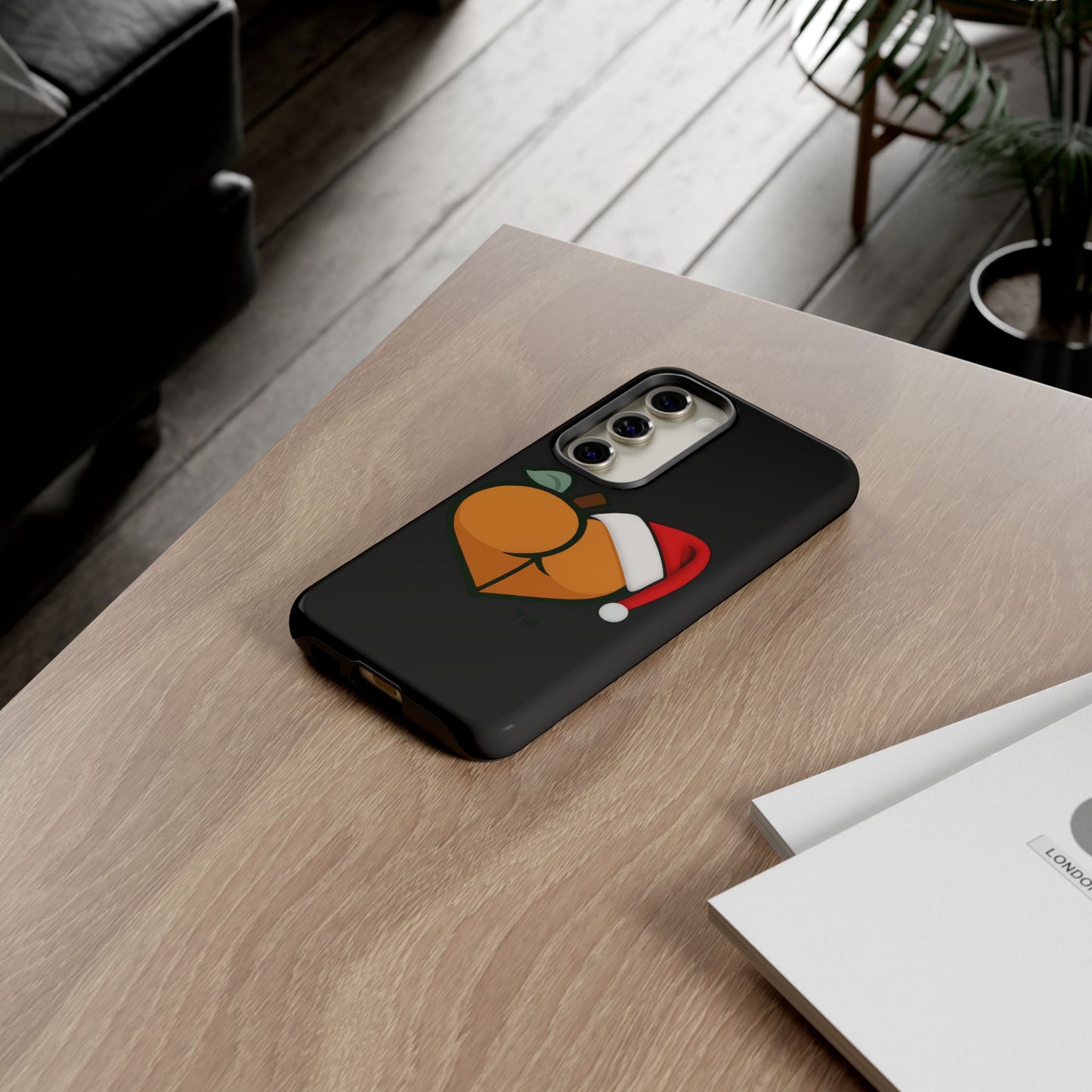 Christmas BBL Phone Case (Caramel)