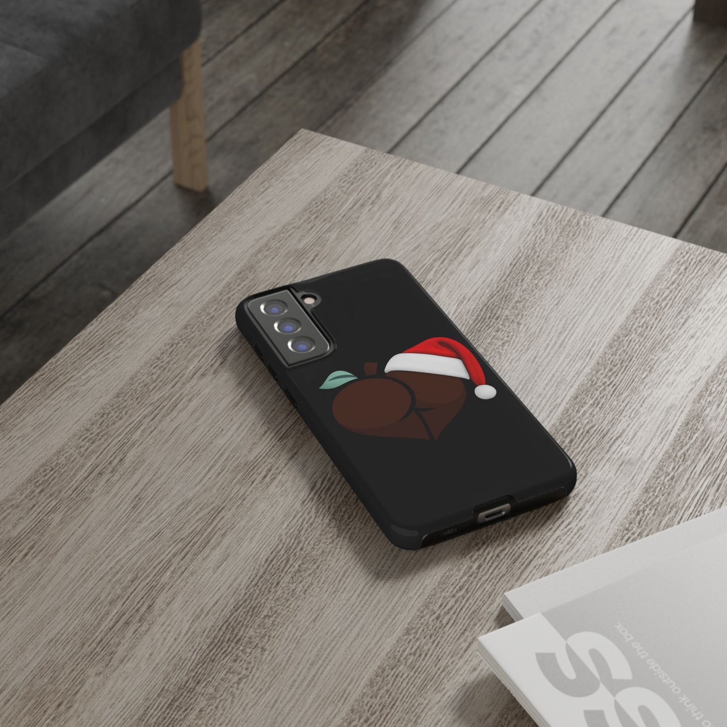 Christmas BBL Phone Case (Chocolate)