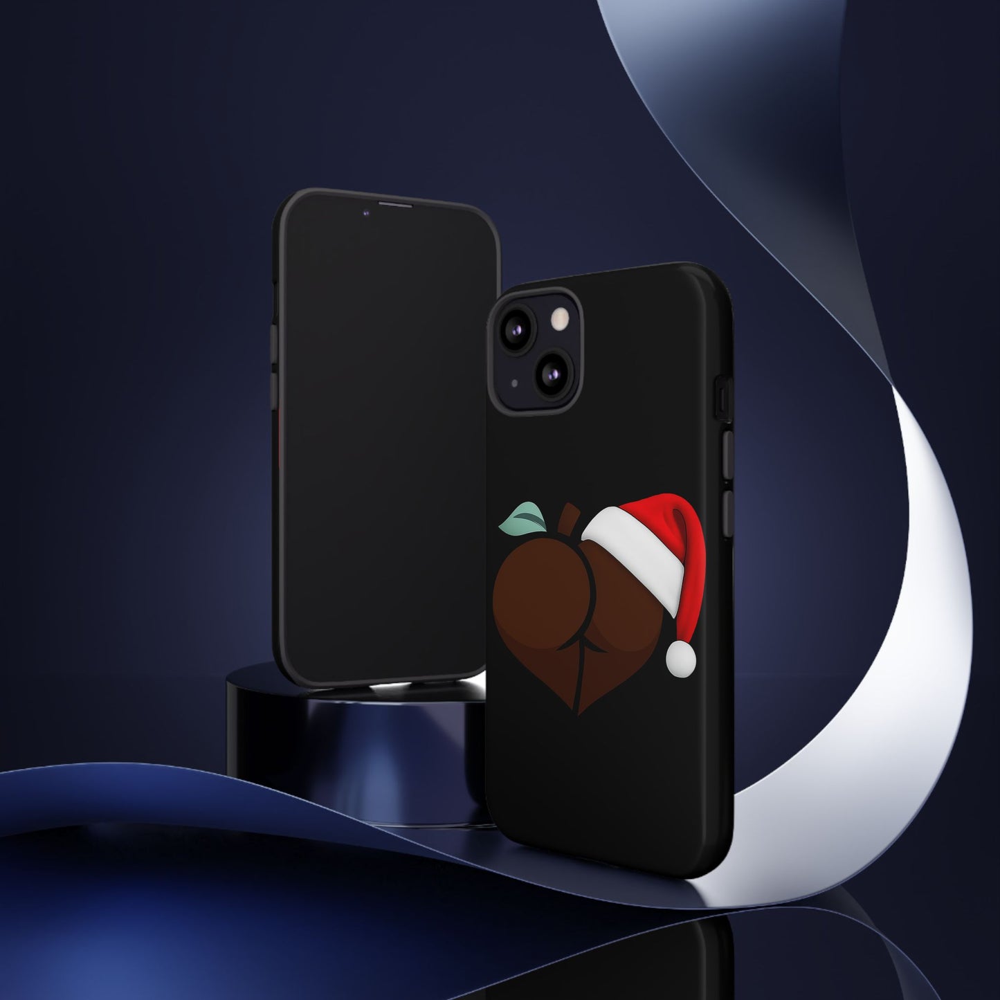 Christmas BBL Phone Case (Chocolate)