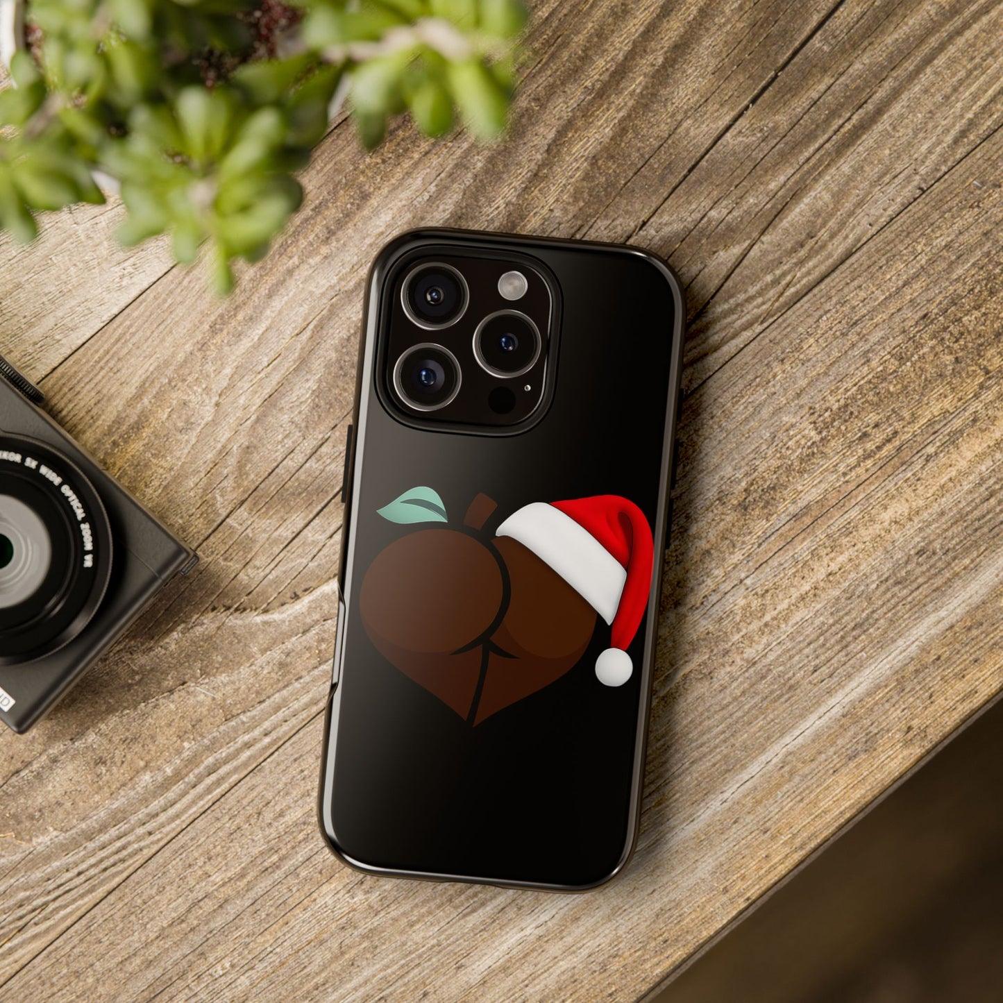 Christmas BBL Phone Case (Chocolate)