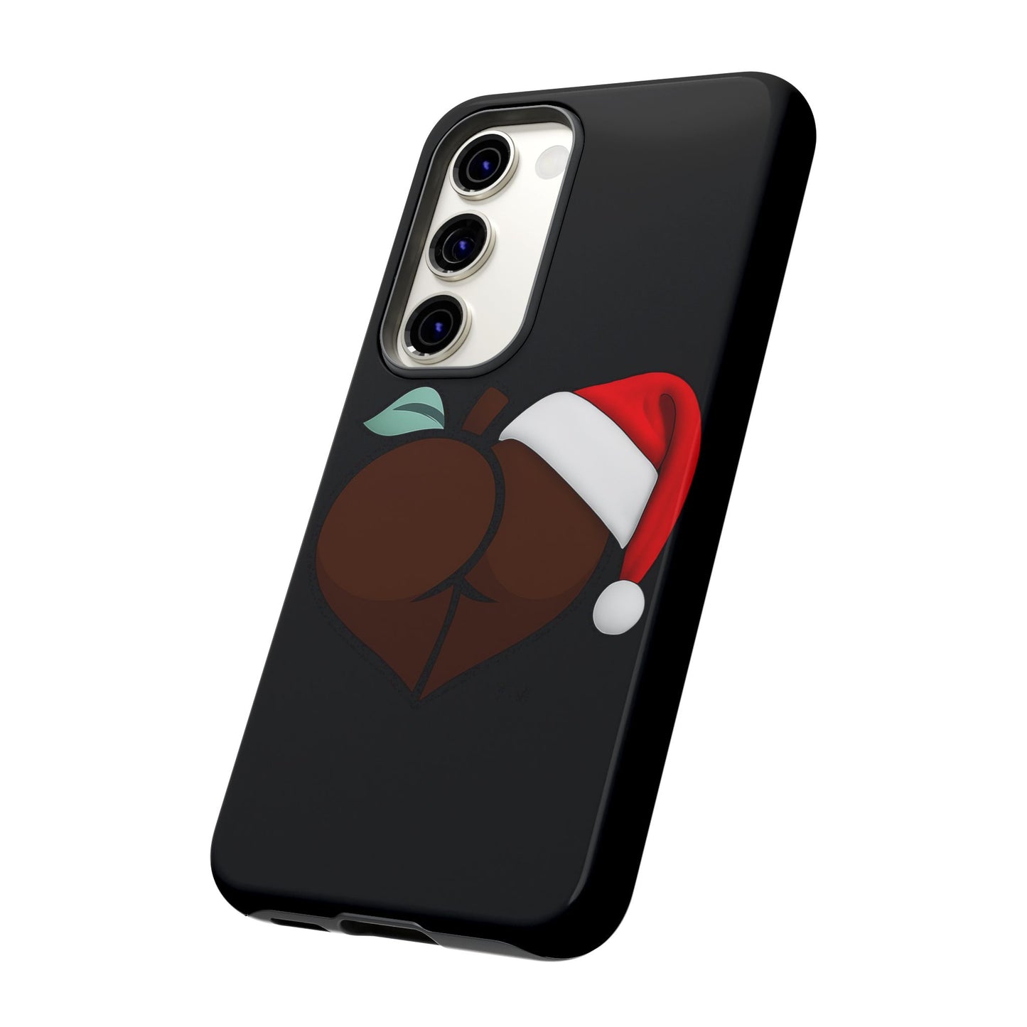 Christmas BBL Phone Case (Chocolate)