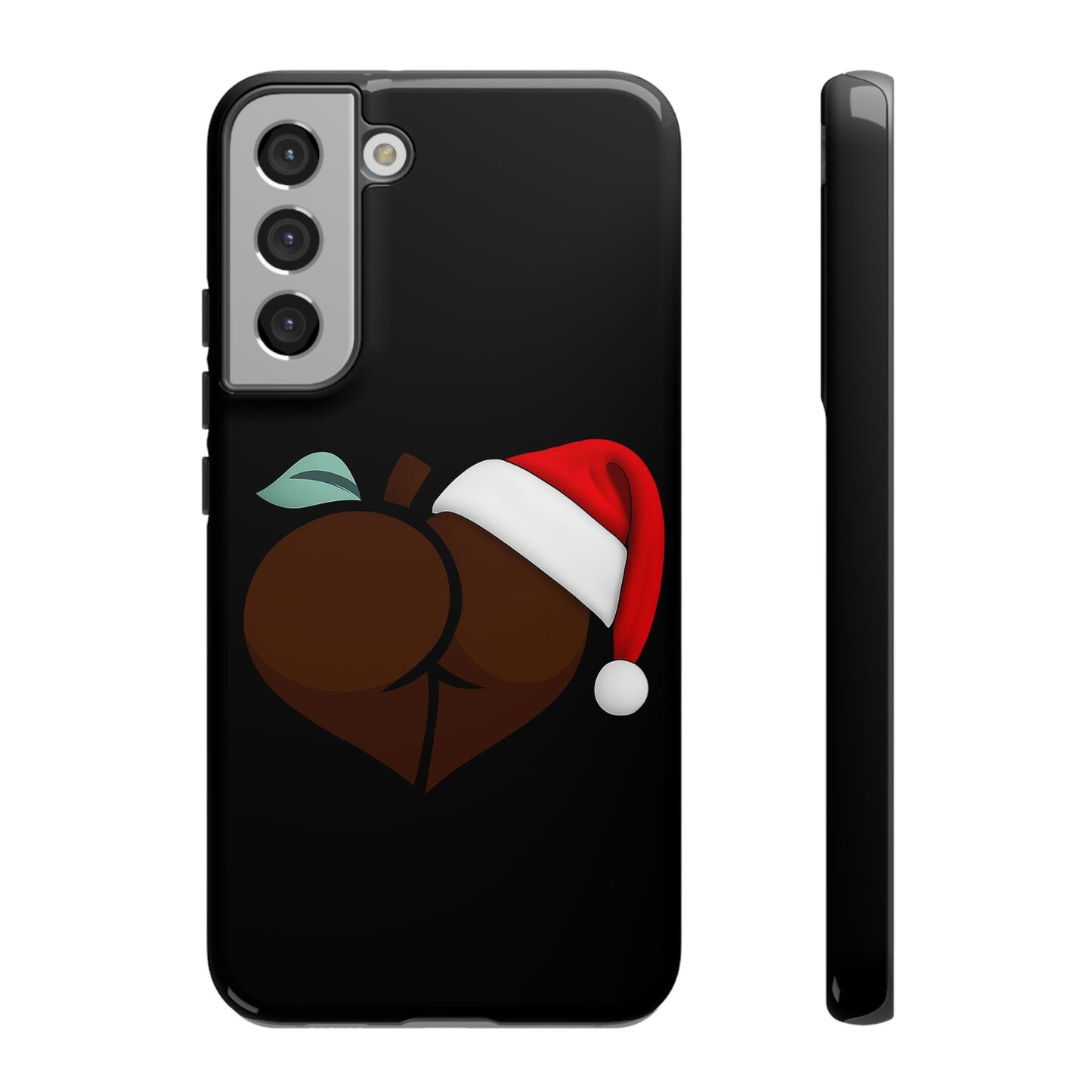 Christmas BBL Phone Case (Chocolate)