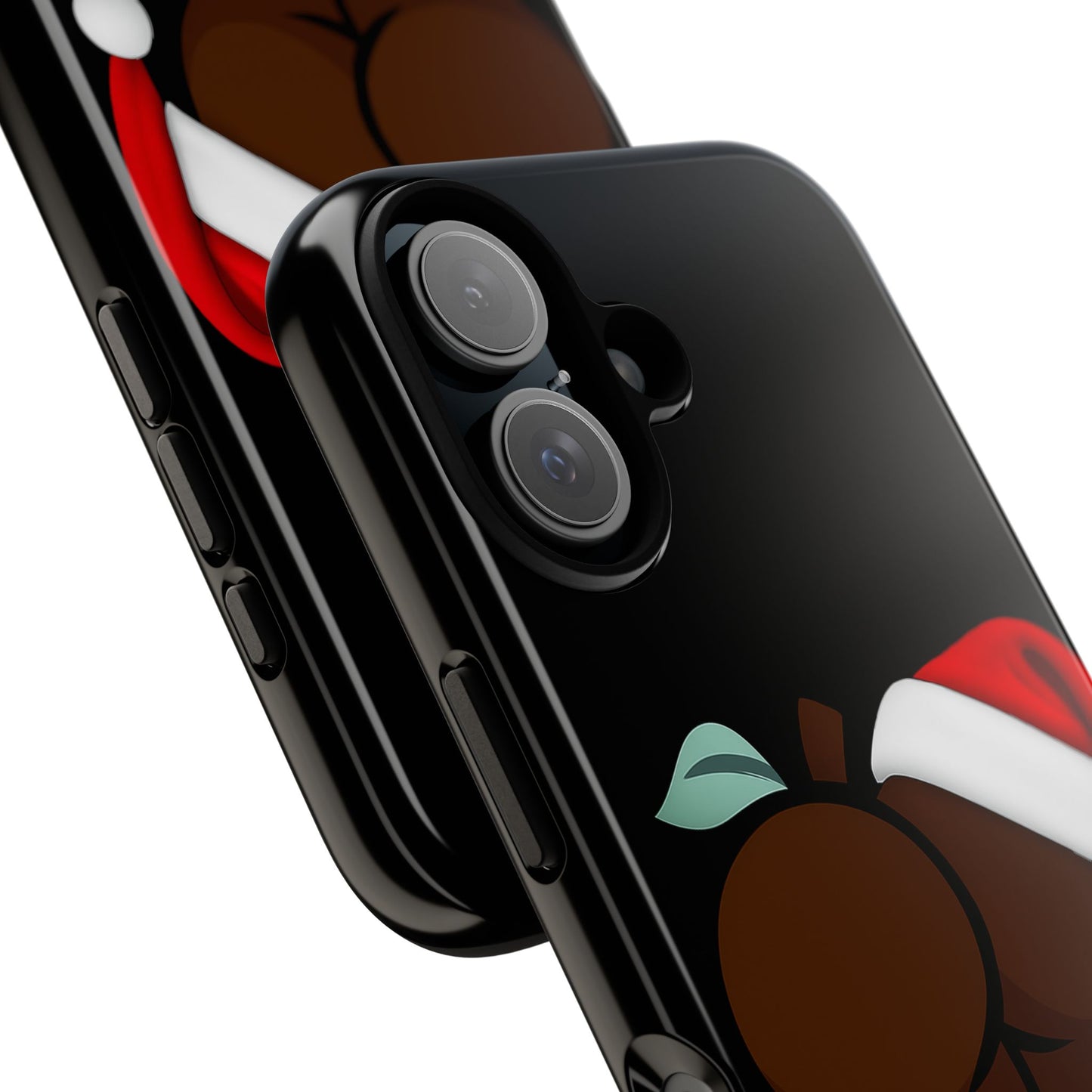 Christmas BBL Phone Case (Chocolate)