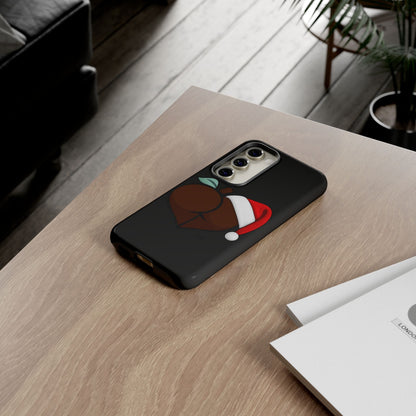Christmas BBL Phone Case (Chocolate)