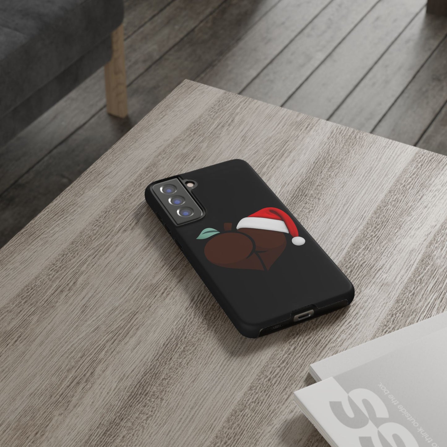 Christmas BBL Phone Case (Chocolate)