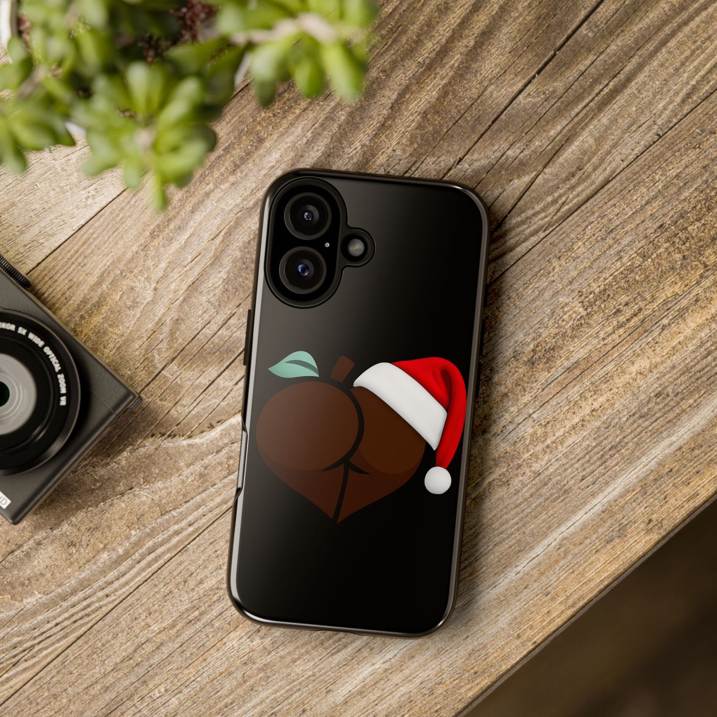 Christmas BBL Phone Case (Chocolate)