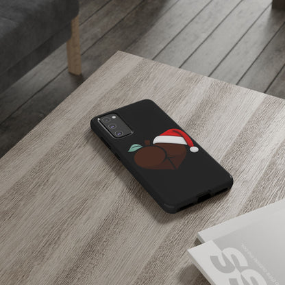 Christmas BBL Phone Case (Chocolate)