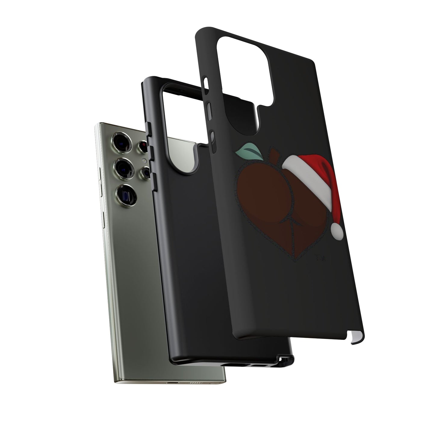 Christmas BBL Phone Case (Chocolate)