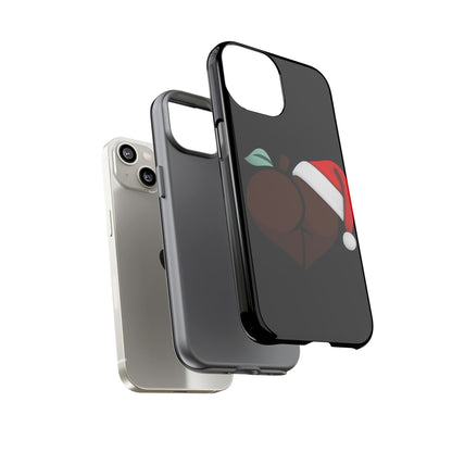 Christmas BBL Phone Case (Chocolate)