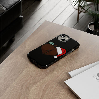 Christmas BBL Phone Case (Chocolate)