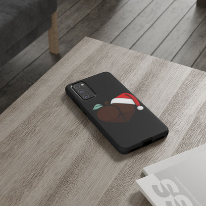 Christmas BBL Phone Case (Chocolate)