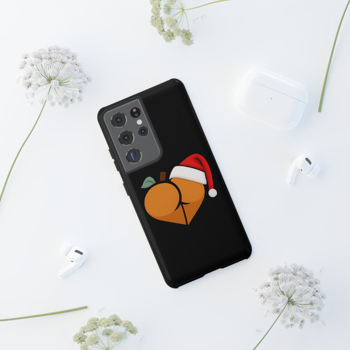 Christmas BBL Phone Case (Caramel)