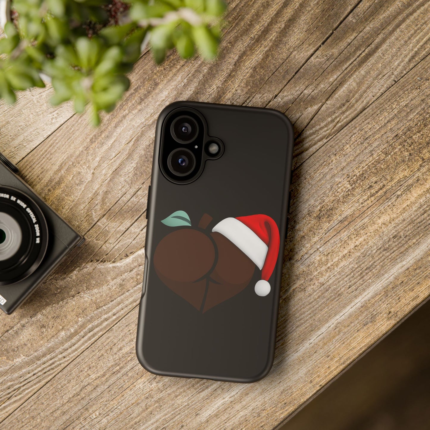 Christmas BBL Phone Case (Chocolate)
