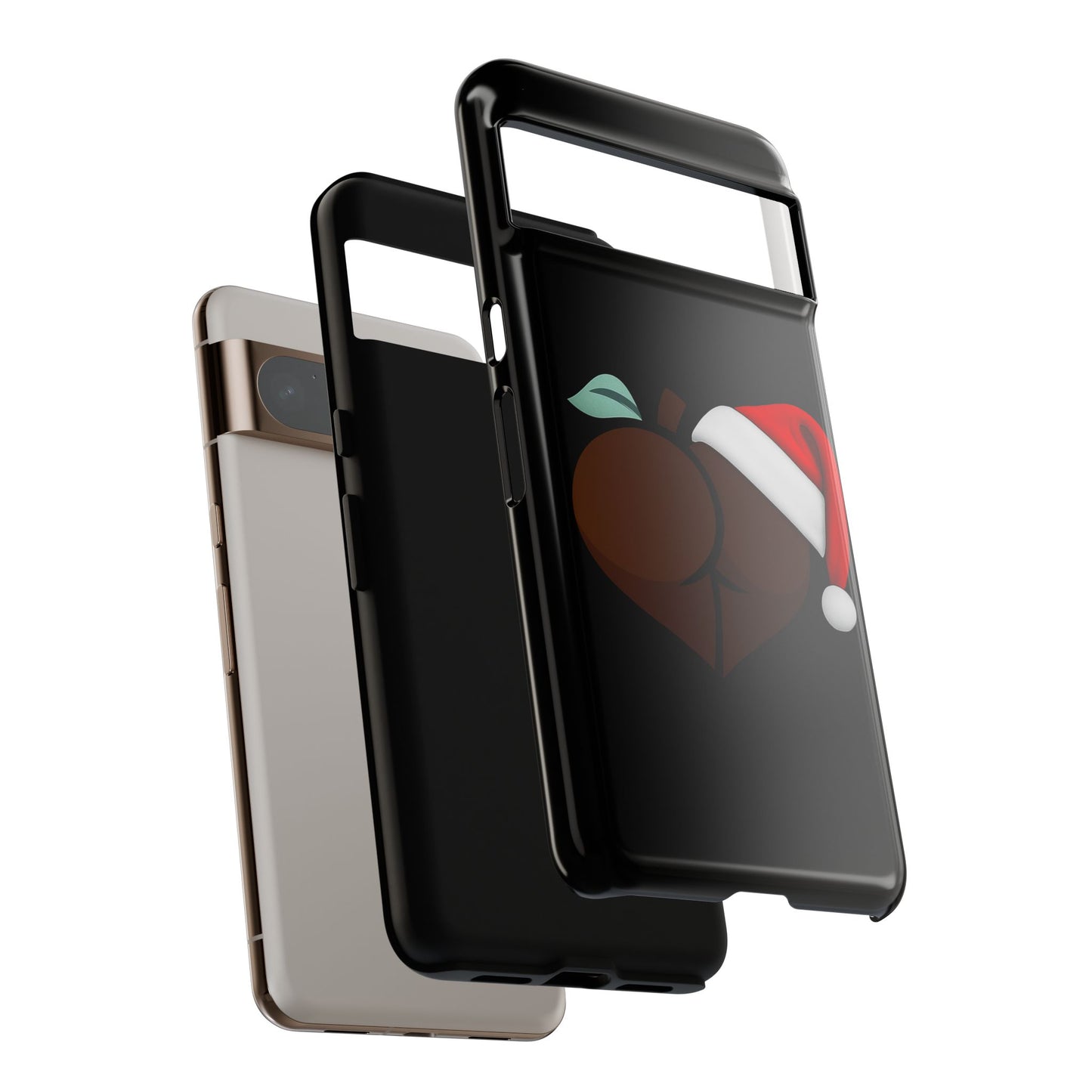 Christmas BBL Phone Case (Chocolate)