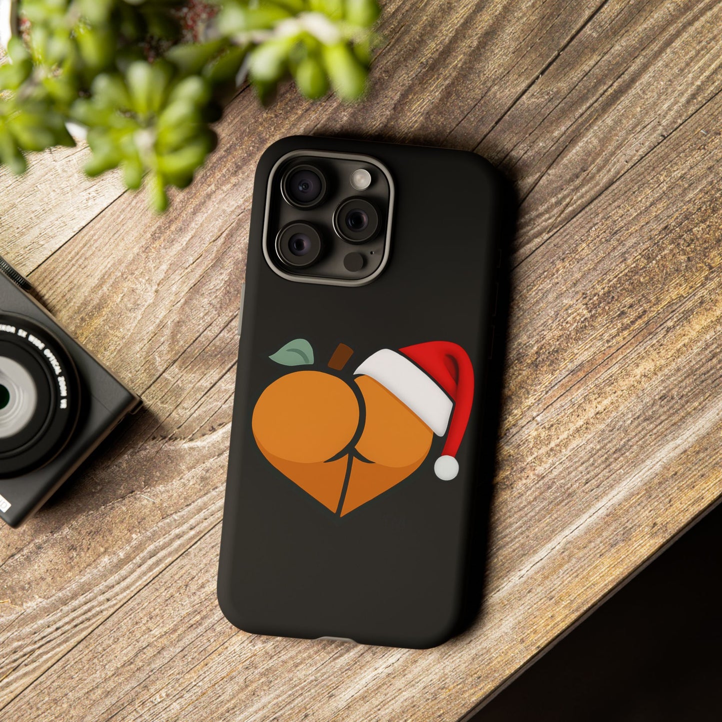 Christmas BBL Phone Case (Caramel)