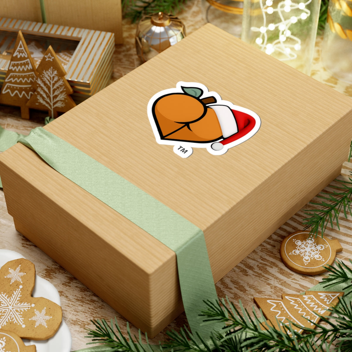 Christmas BBL (Caramel) Stickers