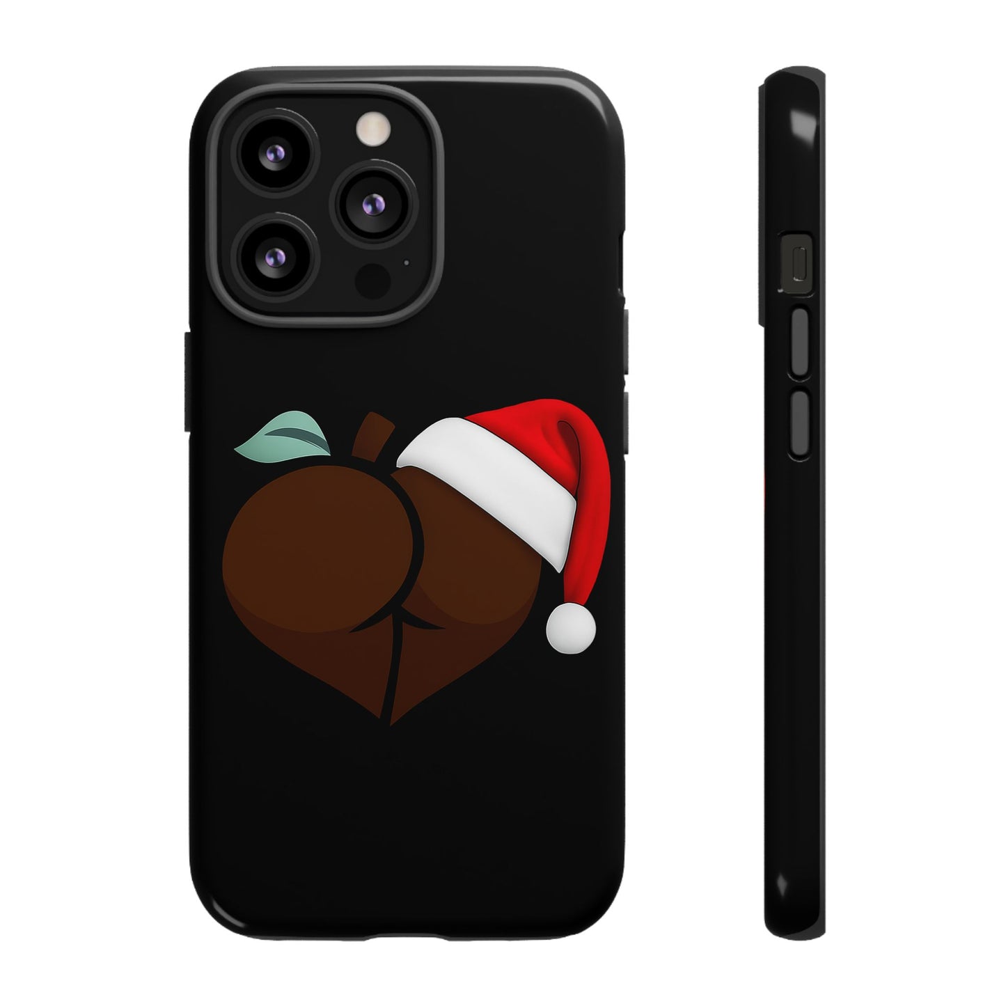 Christmas BBL Phone Case (Chocolate)