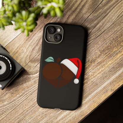 Christmas BBL Phone Case (Chocolate)