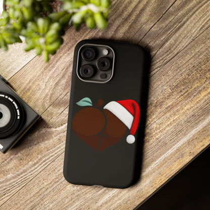 Christmas BBL Phone Case (Chocolate)