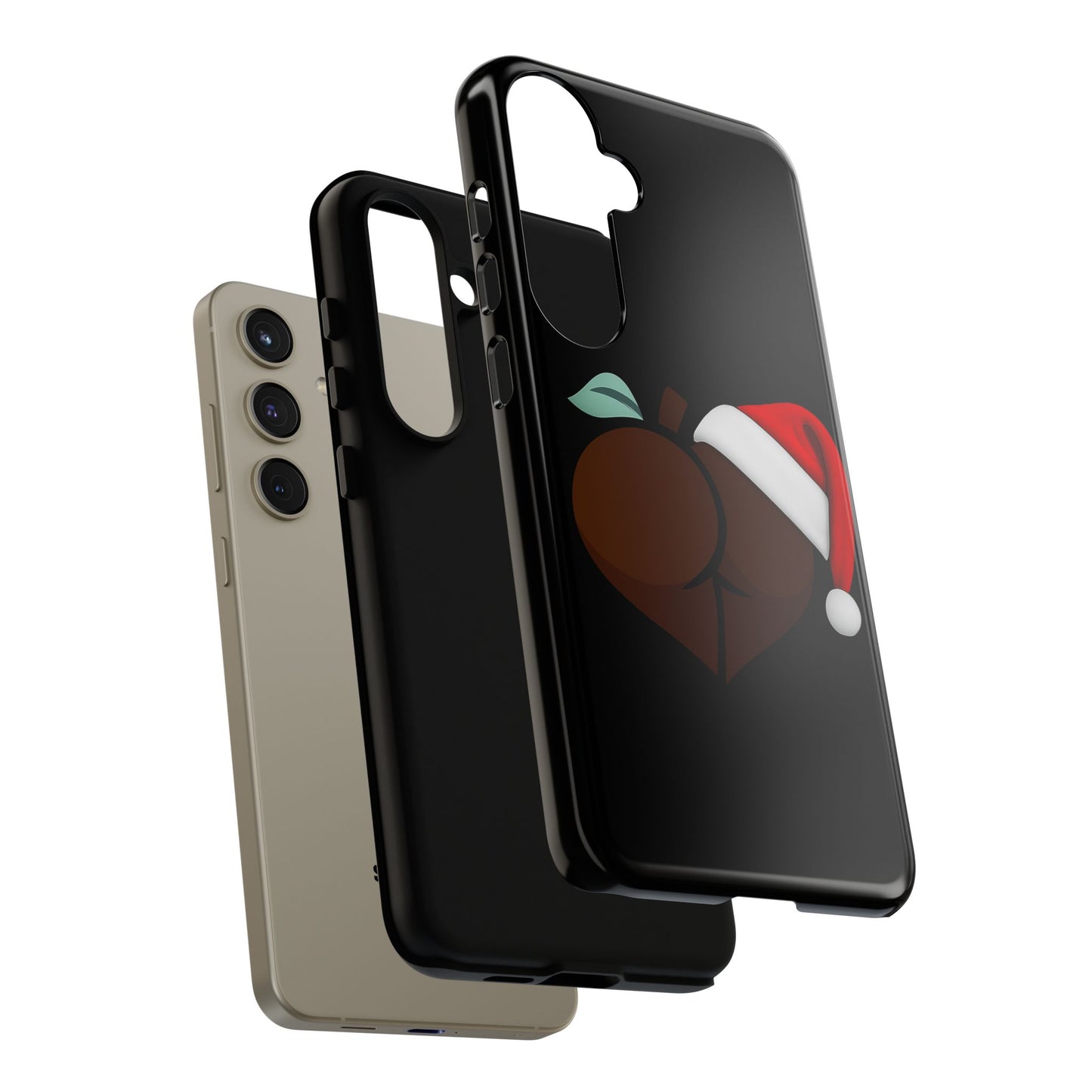 Christmas BBL Phone Case (Chocolate)