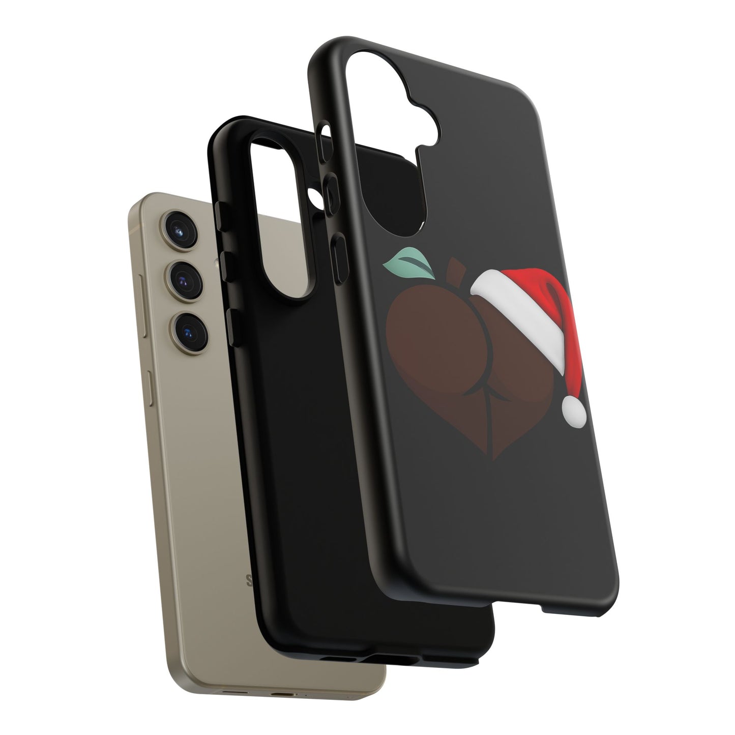 Christmas BBL Phone Case (Chocolate)