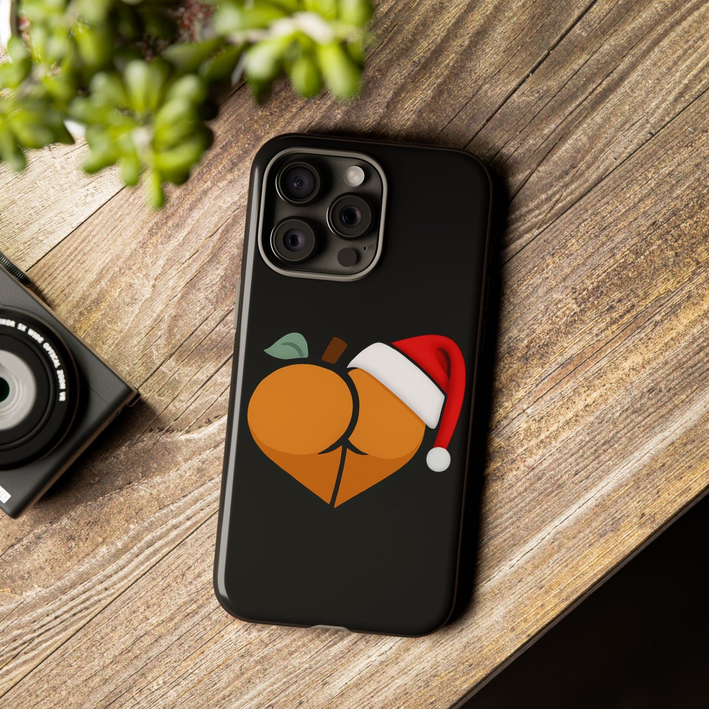 Christmas BBL Phone Case (Caramel)