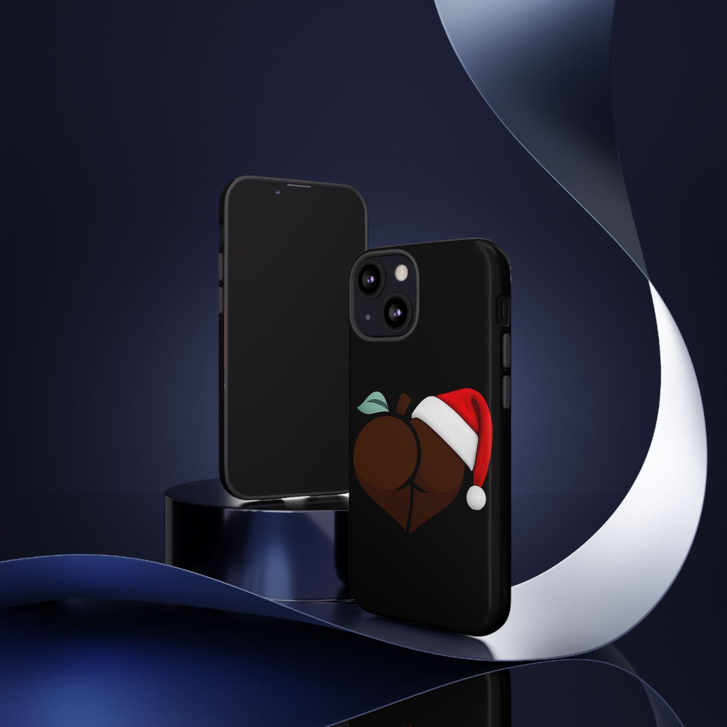 Christmas BBL Phone Case (Chocolate)