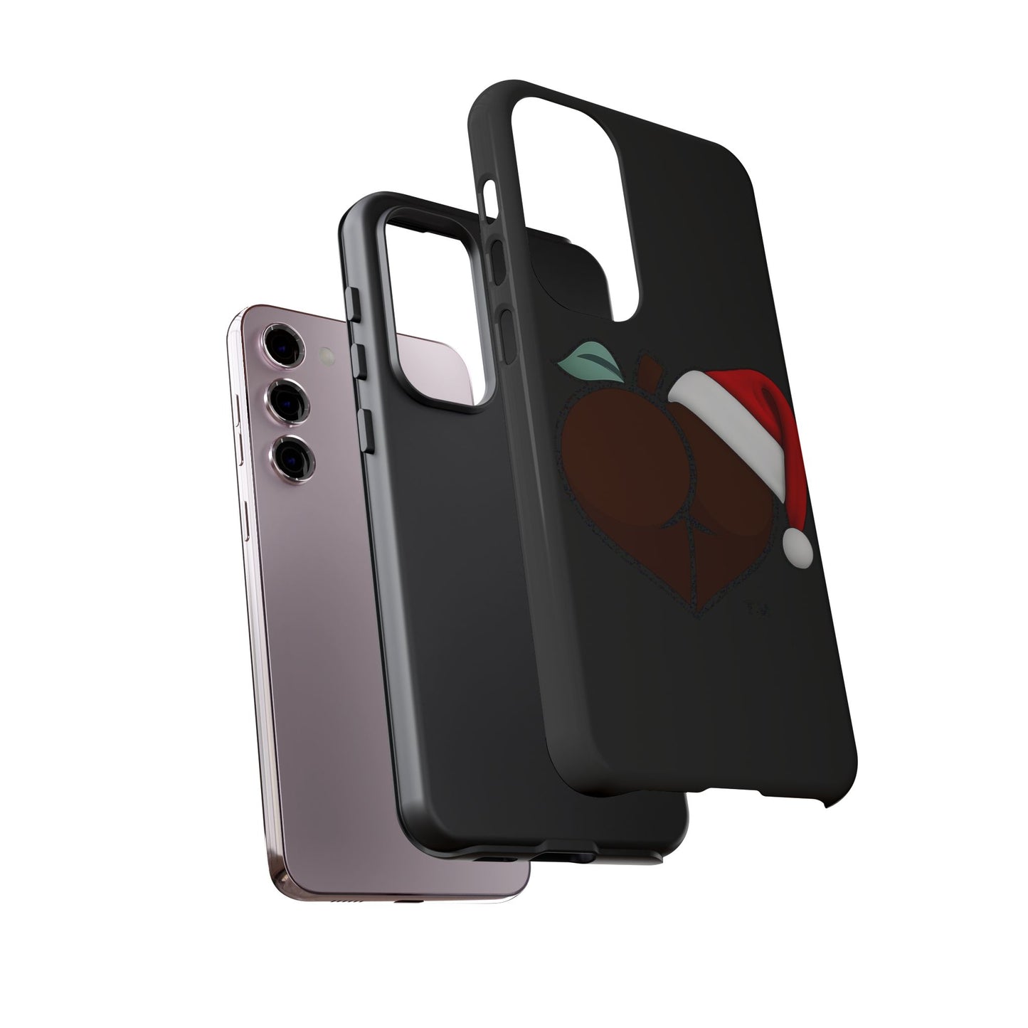 Christmas BBL Phone Case (Chocolate)