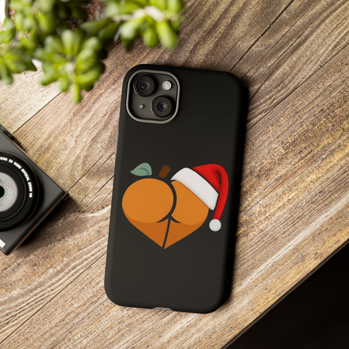 Christmas BBL Phone Case (Caramel)