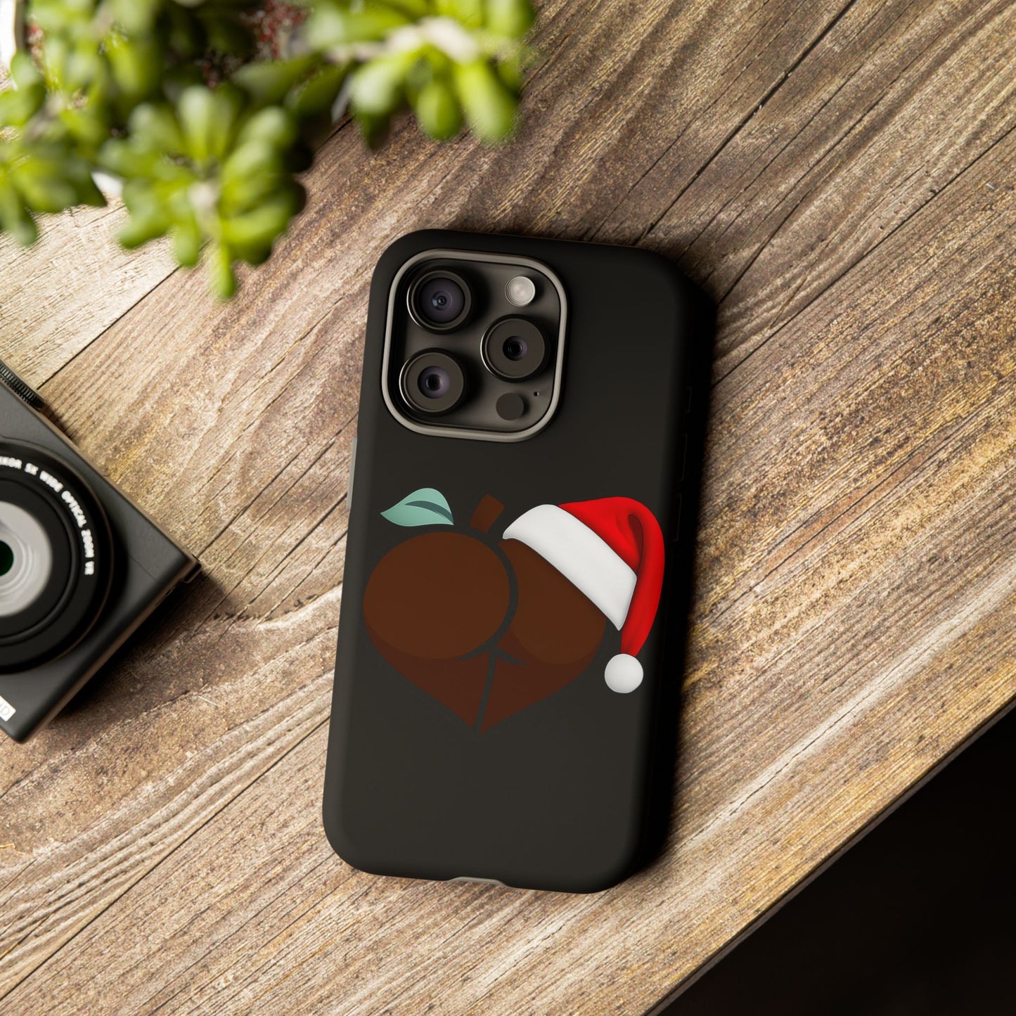 Christmas BBL Phone Case (Chocolate)
