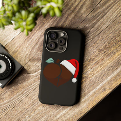 Christmas BBL Phone Case (Chocolate)
