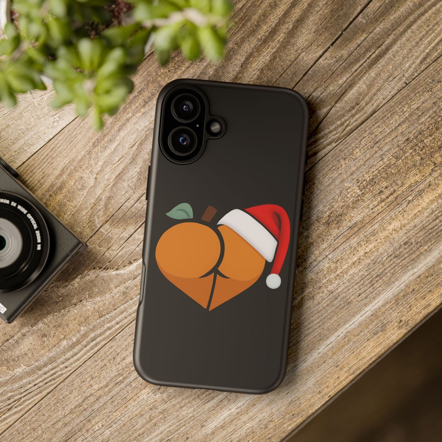 Christmas BBL Phone Case (Caramel)