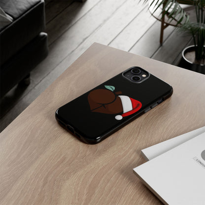 Christmas BBL Phone Case (Chocolate)