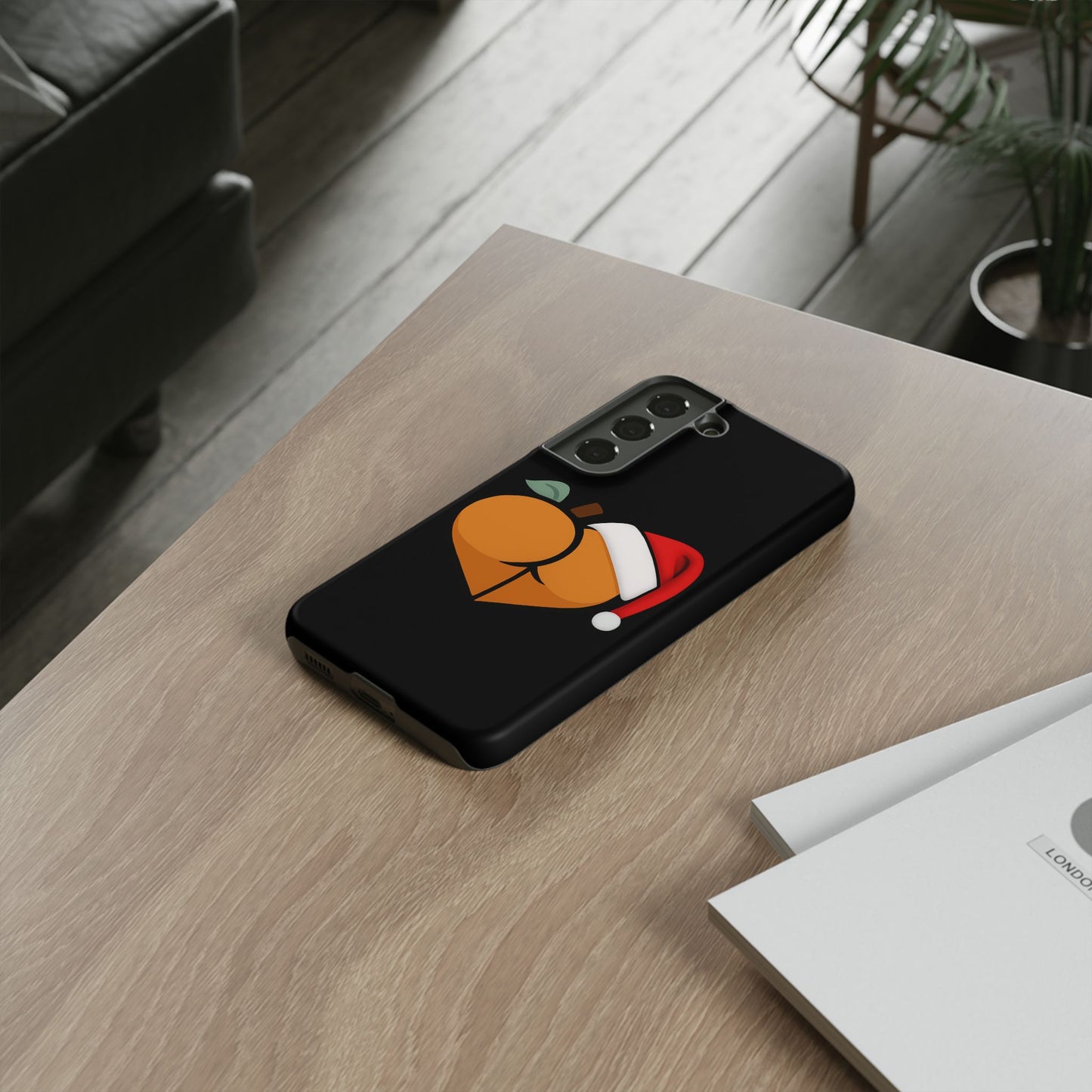 Christmas BBL Phone Case (Caramel)