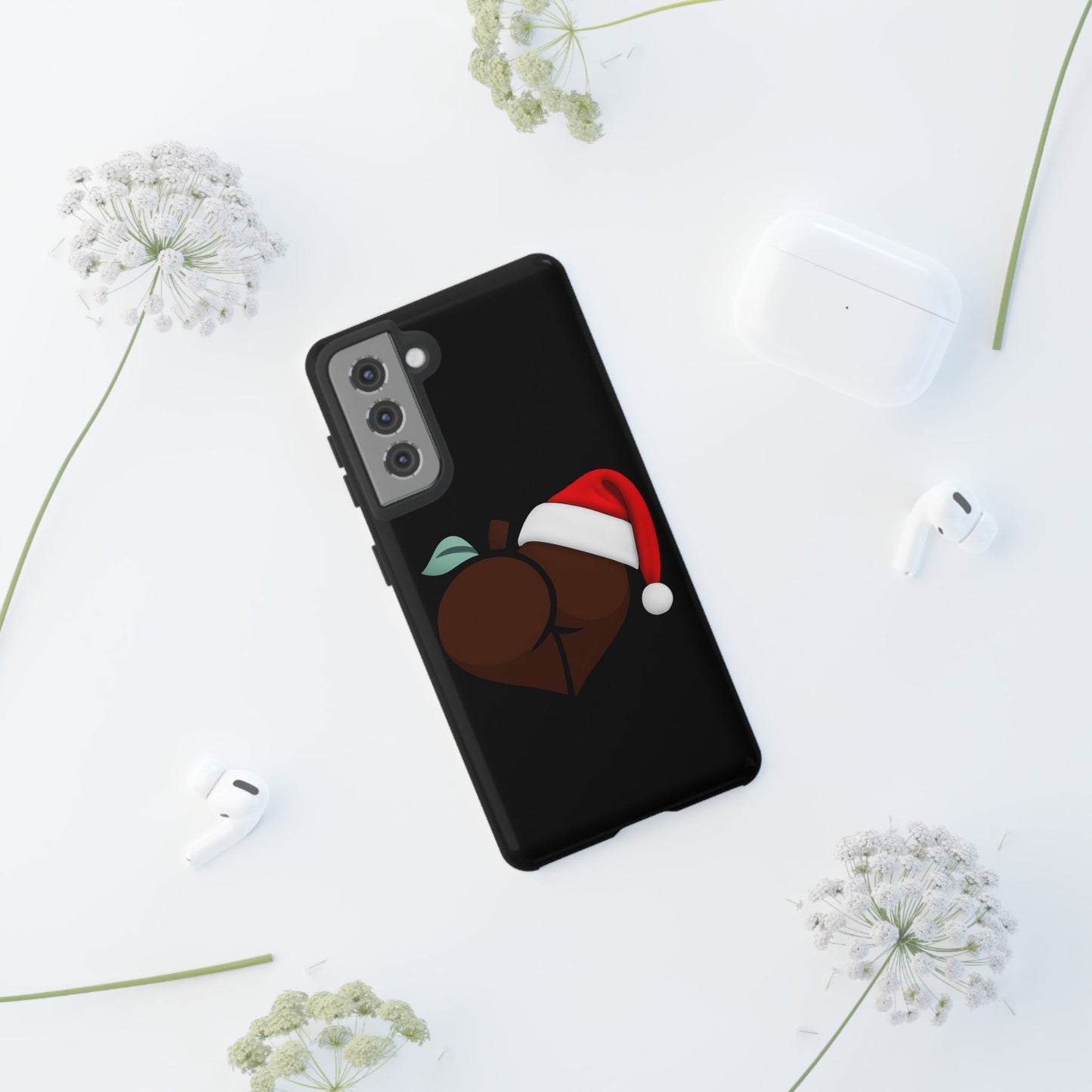 Christmas BBL Phone Case (Chocolate)