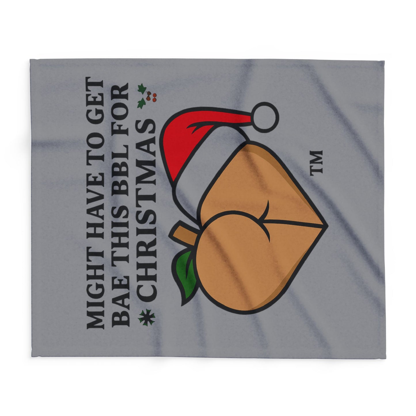 Might Have to Get Bae This BBL for Christmas Arctic Fleece Blanket