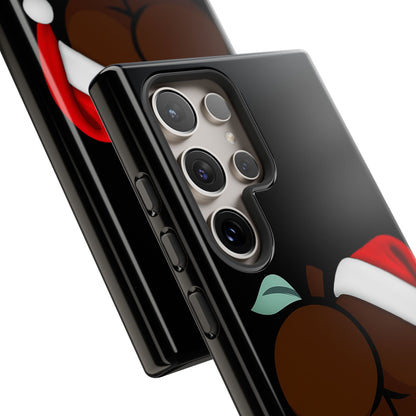 Christmas BBL Phone Case (Chocolate)